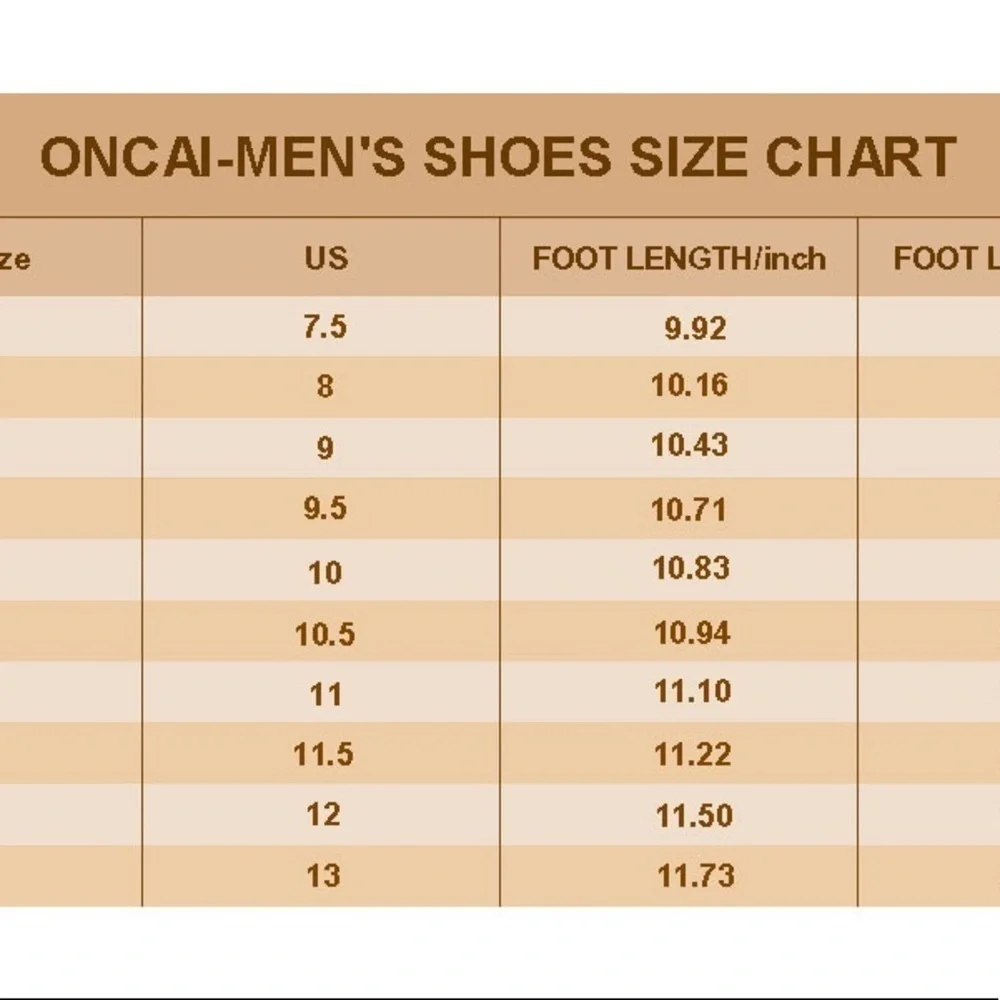 ONCAI men’s sandals